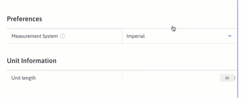 Metric System Update