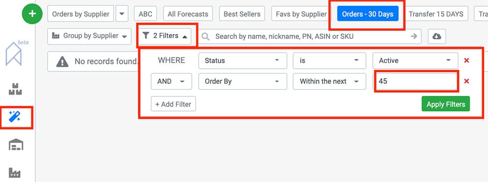 Sostocked-order-schedule