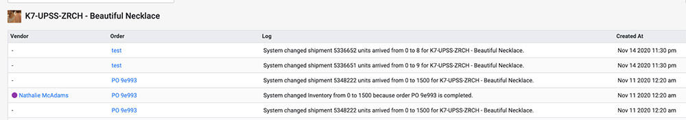 Activity Logs Reviewing SoStocked.com