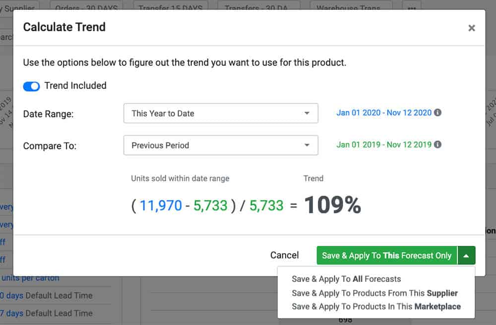 Calculating Trend SoStocked Software Review