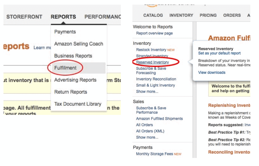 How To Check Your Amazon Reserved Inventory Level