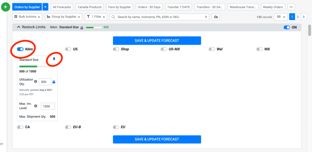 SoStocked Solution for Restock Limits