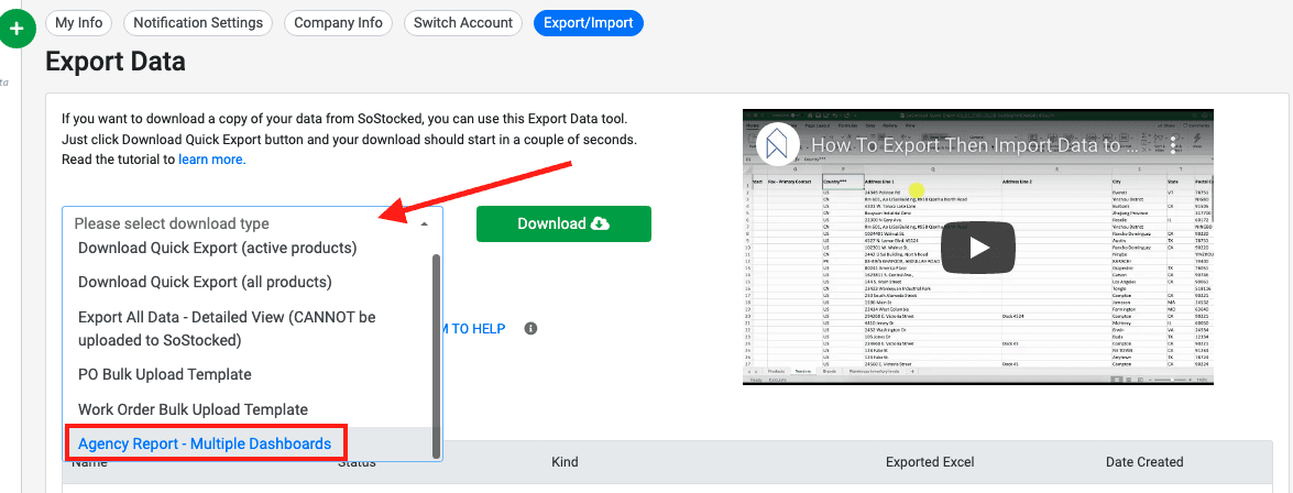 New Multi-Dashboard Reports